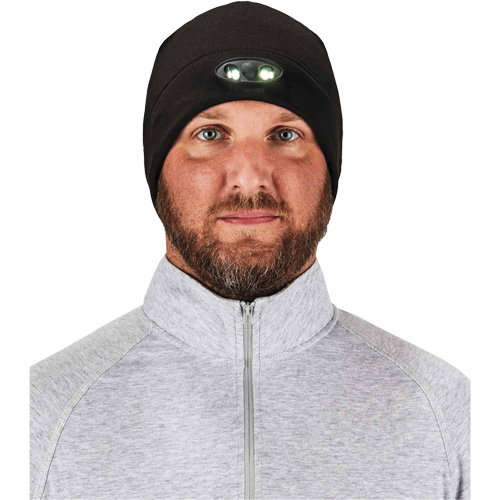 N-Ferno&reg; Skull Cap Beanie Hat with LED Lights, One Size, Orange Seagulf Marine Industries Inc.