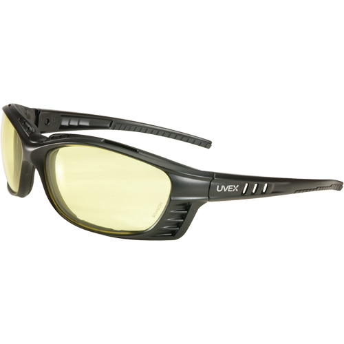 Lunettes de s&eacute;curit&eacute; Uvex Livewire avec lentilles HydroShield, Lentille Ambr&eacute;e, Antibu&eacute;e, ANSI Z87+/R&eacute;pond ou surpasse la norme CSA Z94.3 Seagulf Marine Industries Inc.