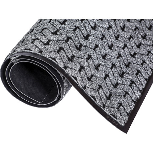 Tire-Track Performance Entrance Mats, Wiper/Scraper, 4' x 8' x 3/8", Grey Seagulf Marine Industries Inc.