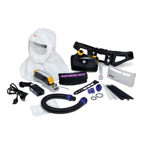 Ensemble respirateur d&eacute;puration dair propuls&eacute; facile &agrave; nettoyer Versaflo, Cagoule ample & visi&egrave;re, Pile Lithium-ion Seagulf Marine Industries Inc.