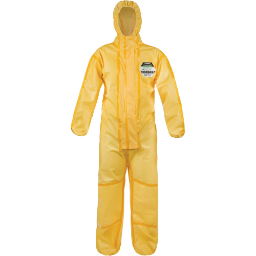 ChemMax&reg; 1 Coveralls, Polyethylene/Polypropylene, 4X-Large, Yellow Seagulf Marine Industries Inc.