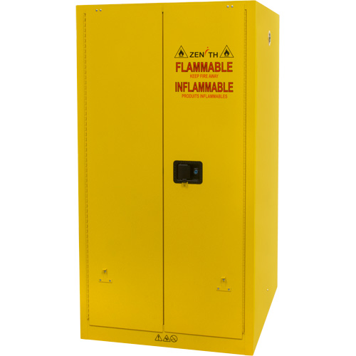 Flammable Storage Cabinet, 60 gal., 2 Door, 34" W x 65" H x 34" D Seagulf Marine Industries Inc.