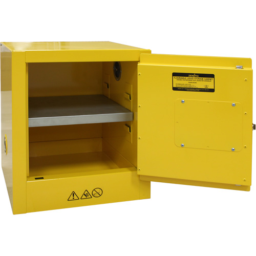 Flammable Storage Cabinet, 4 gal., 1 Door, 17" W x 22" H x 18" D Seagulf Marine Industries Inc.