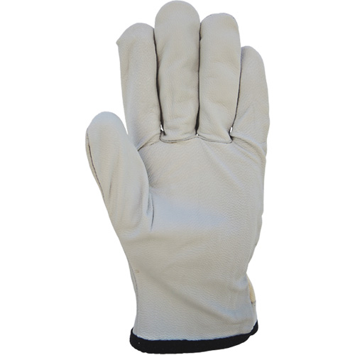 Gants de conducteur &agrave; dos en coton, Grand, Paume en Cuir fleur de ch&egrave;vre Seagulf Marine Industries Inc.