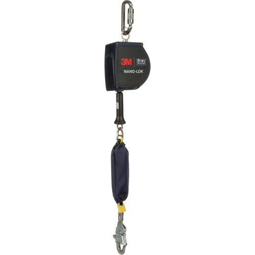 Nano-Lok Extended Length Self Retracting Lifeline, 15', Stainless Steel, Swivel Seagulf Marine Industries Inc.