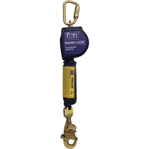 Cordage de s&eacute;curit&eacute; autor&eacute;tractable allong&eacute; Nano-Lok, 10', Dyneema, Pivotant Seagulf Marine Industries Inc.