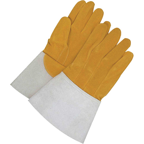 Gants de soudage &agrave; l'arc TIG Gander Brand, Cuir de daim refendu, Taille 2T-Grand Seagulf Marine Industries Inc.