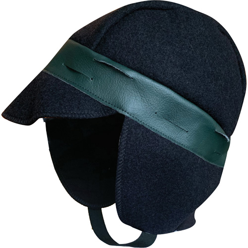 Coiffe d'hiver pour casque de s&eacute;curit&eacute;, Doublure en Mouton, Taille unique, Bleu marine Seagulf Marine Industries Inc.