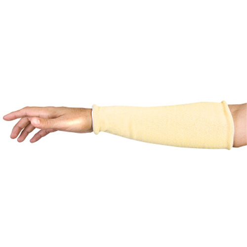 Contender Cut-Resistant Composite-Knit Sleeves, Aramid, 18", ASTM ANSI Level A5, Yellow Seagulf Marine Industries Inc.