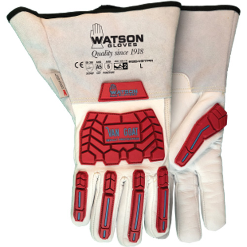 Gants en cuir de ch&egrave;vre Van 9549TPR, Moyen, Paume en Ch&egrave;vre, Poignet Manchette Seagulf Marine Industries Inc.