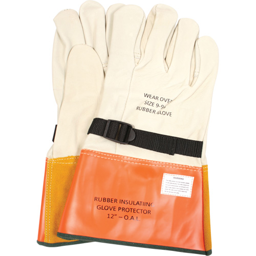 Gants de protection en cuir avec sangle, Taille 8, 12" lo Seagulf Marine Industries Inc.