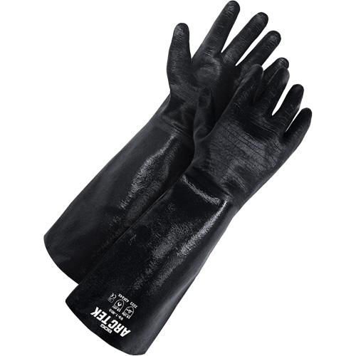 Gant enduit Arc Tek, Taille 10, 9" lo, N&eacute;opr&egrave;ne, Doublure en Jersey Seagulf Marine Industries Inc.