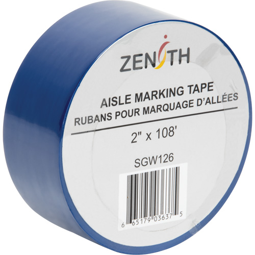 Aisle Marking Tape, 2" x 108', PVC, Blue Seagulf Marine Industries Inc.