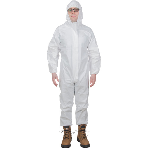 Premium Hooded Coveralls, Small, White, Microporous Seagulf Marine Industries Inc.