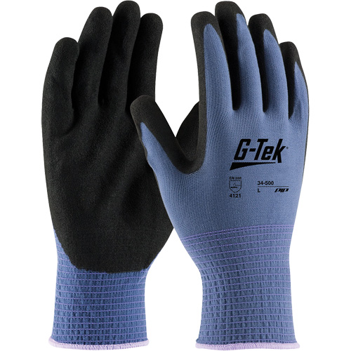 G-Tek&reg; GP Coated Gloves, Small, Nitrile Coating, 13 Gauge, Nylon Shell Seagulf Marine Industries Inc.