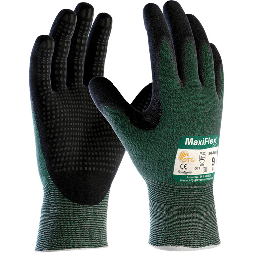 ATG MaxiFlex&reg; Cut Gloves, Size X-Large, 15 Gauge, Foam Nitrile Coated, Engineered Yarn Shell, ASTM ANSI Level A2/EN 388 Level 3/EN 388 Level B Seagulf Marine Industries Inc.