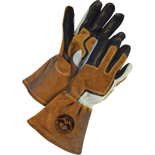 Gants de soudage &agrave; l'arc MIG Gander Brand, Cuir fleur de vache, Taille T-petit Seagulf Marine Industries Inc.