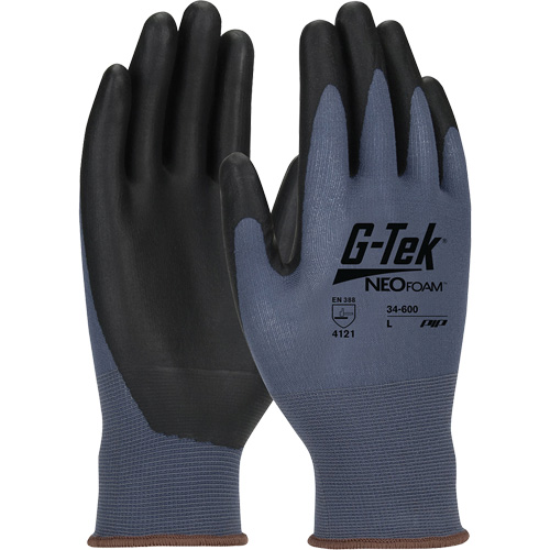 G-Tek&reg; NeoFoam&reg; Seamless Knit Coated Gloves, X-Small, Polyurethane Coating, 15 Gauge, Nylon Shell Seagulf Marine Industries Inc.