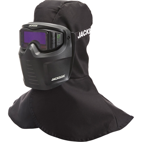 Rebel ADF Welding Mask, 3.5" L x 1.3" W View Area, 3/5-12 Shade Range, Black Seagulf Marine Industries Inc.