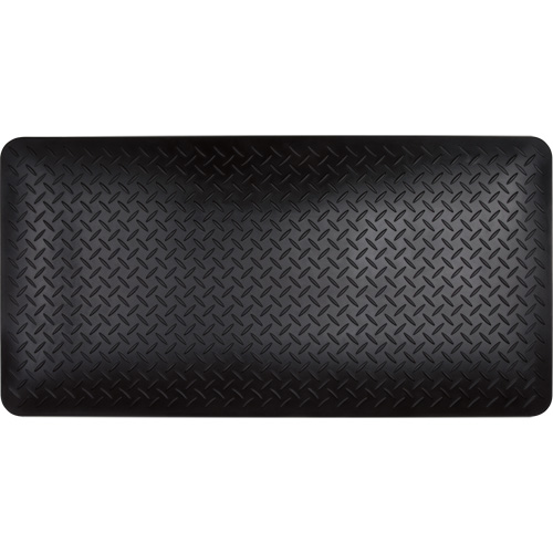 Anti-Fatigue Matting, Diamond, 1-2/3' x 3-1/4' x 3/4", Black, Polyurethane Seagulf Marine Industries Inc.