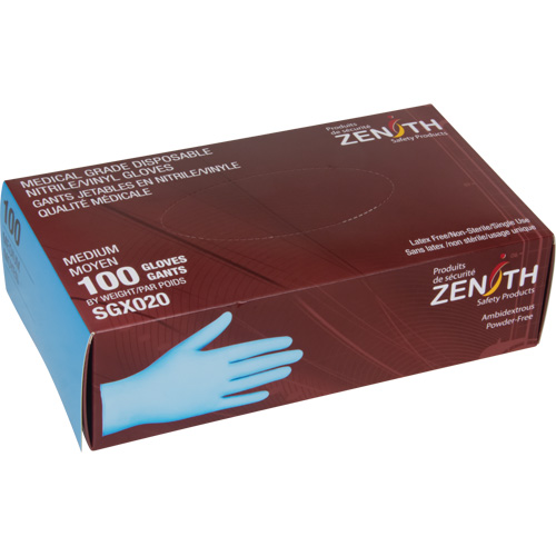 Tactile Medical-Grade Disposable Gloves, Small, Nitrile/Vinyl, 4.5-mil, Powder-Free, Blue, Class 2 Seagulf Marine Industries Inc.