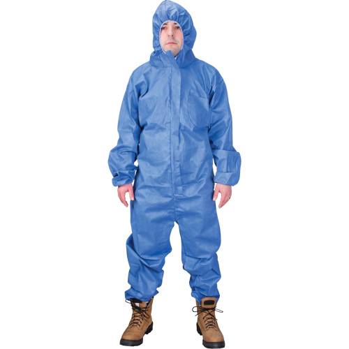 Hooded Coveralls, Medium, Blue, SMS Seagulf Marine Industries Inc.