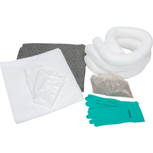 Trousse de lutte contre les d&eacute;versements de premi&egrave;re qualit&eacute;, Huile seulement/Universel, Sac, Absorbance de 10 gal. US Seagulf Marine Industries Inc.
