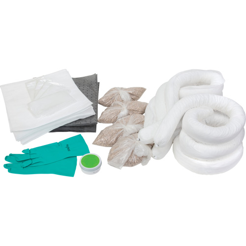 Trousse d'&eacute;quipement de lutte contre les d&eacute;versements, Huile seulement/Universel, Overpack, Absorbance de 20 gal. US Seagulf Marine Industries Inc.