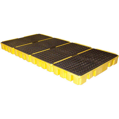 Low Profile Spill Pallet, 102 US gal. Spill Capacity, 96" x 49" x 6.5" Seagulf Marine Industries Inc.