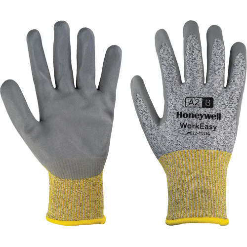 WorkEasy Cut Protective Gloves, Size 6/X-Small, 13 Gauge, Polyurethane Coated, HPPE/Glass Fibre Shell, ASTM ANSI Level A2/EN 388 Level B Seagulf Marine Industries Inc.