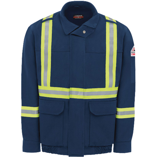 Blouson aviateur doubl&eacute; pour hommes avec garniture r&eacute;fl&eacute;chissante, Petit, Bleu marin, 29 cal/cm² Seagulf Marine Industries Inc.