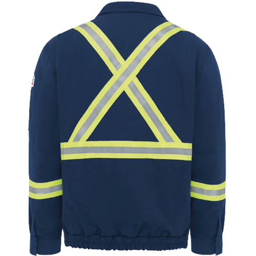 Blouson aviateur doubl&eacute; pour hommes avec garniture r&eacute;fl&eacute;chissante, Petit, Bleu marin, 29 cal/cm² Seagulf Marine Industries Inc.
