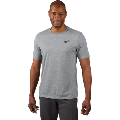 Hybrid Work Tee Shirt, Men's, Medium, Grey Seagulf Marine Industries Inc.