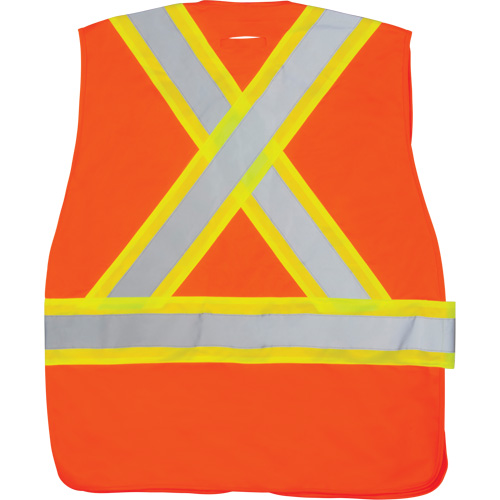 Veste d'arpenteur haute visibilit&eacute; conforme &agrave; la CSA, Orange haute visibilit&eacute;, 2T-Grand, Polyester Seagulf Marine Industries Inc.