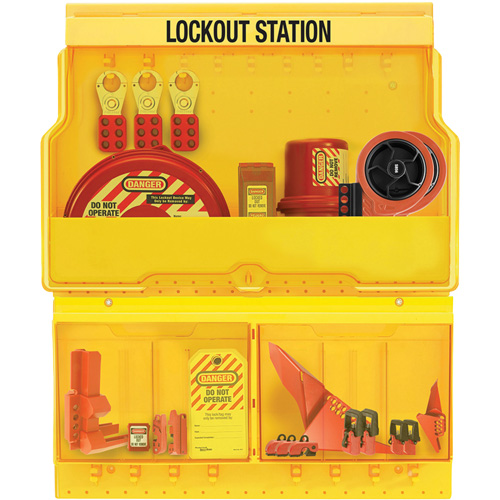 Premier Valve & Electrical Deluxe Lockout Station, None Padlocks, 32 Padlock Capacity, Padlocks Not Included Seagulf Marine Industries Inc.