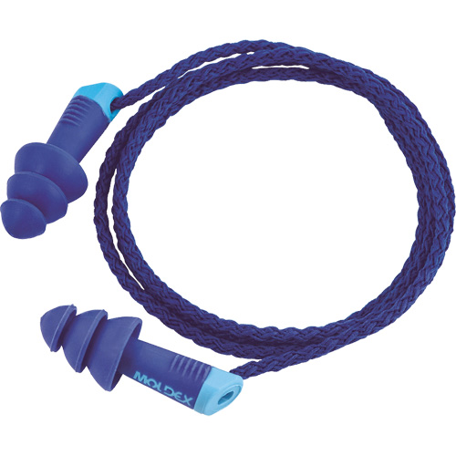 Alphas Metal Detectable Reusable Earplugs, Corded, One-Size, Bulk - Polybag, 27 NRR dB Seagulf Marine Industries Inc.