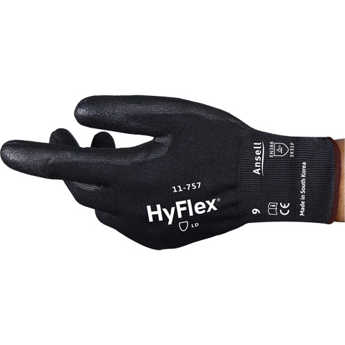 HyFlex&reg; 11-757 Cut-Resistant Gloves, Size 6, 18 Gauge, Polyurethane Coated, Intercept Shell, ASTM ANSI Level A7/EN 388 Level F Seagulf Marine Industries Inc.