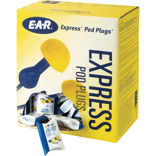 E-A-R Express Pod Plugs Earplugs, Uncorded, Bulk - Pillow Pack, 25 dB NRR, One-Size Seagulf Marine Industries Inc.