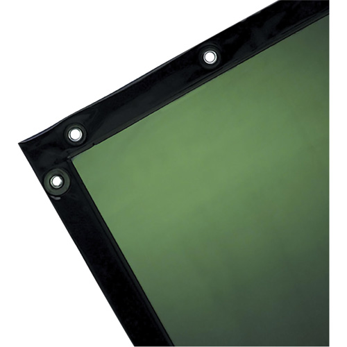 Rideau pour soudure, 72" x 96", Transparence Moyenne, Vert Seagulf Marine Industries Inc.