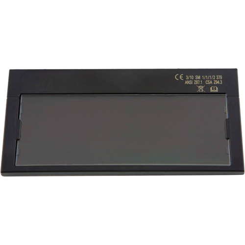 Filtre autoassombrissant de rechange Solera II, 4-1/4" la x 2" ha Champ de vision, Pour utilisation avec HSL-1, HSL-2 et Huntsman Seagulf Marine Industries Inc.