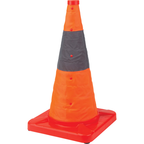 Collapsible Traffic Cone, 18" H, Orange Seagulf Marine Industries Inc.