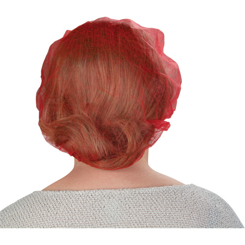 Bouffant Caps, Polypropylene, 24", Red Seagulf Marine Industries Inc.