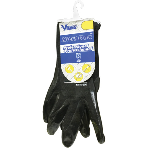 Gants de travail Nitri-Dex, Taille 7, Rev&ecirc;tement Nitrile, Enveloppe en Polyester, EN 388 niveau 1 Seagulf Marine Industries Inc.