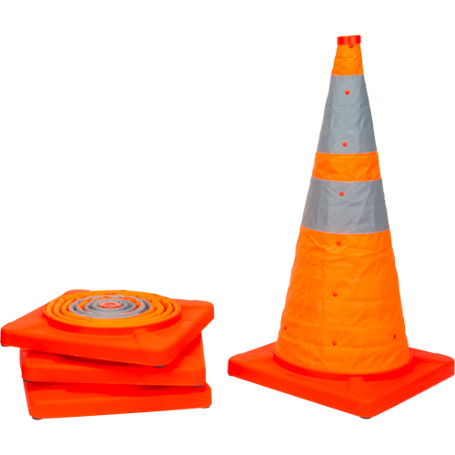 Collapsible Traffic Cone, 28" H, Orange Seagulf Marine Industries Inc.