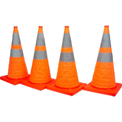 Collapsible Traffic Cone, 28" H, Orange Seagulf Marine Industries Inc.