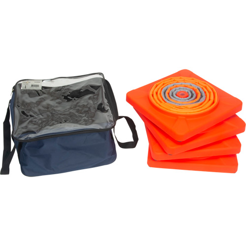 Collapsible Traffic Cone, 28" H, Orange Seagulf Marine Industries Inc.