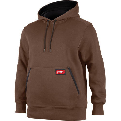 Midweight Pullover Hoodie, Men's, Small, Brown Seagulf Marine Industries Inc.