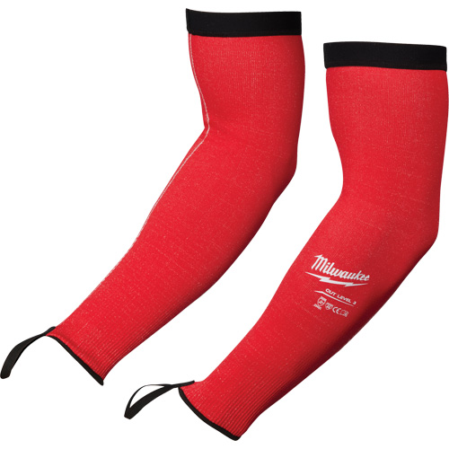 Manches de protection, Poly&eacute;thyl&egrave;ne, 16", ANSI/ISEA 105 niveau 3/EN 388 niveau 3/EN 388 niveau C, Rouge Seagulf Marine Industries Inc.