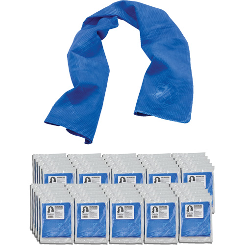 Serviette de refroidissement par &eacute;vaporation Chill-Its 6602, Bleu Seagulf Marine Industries Inc.