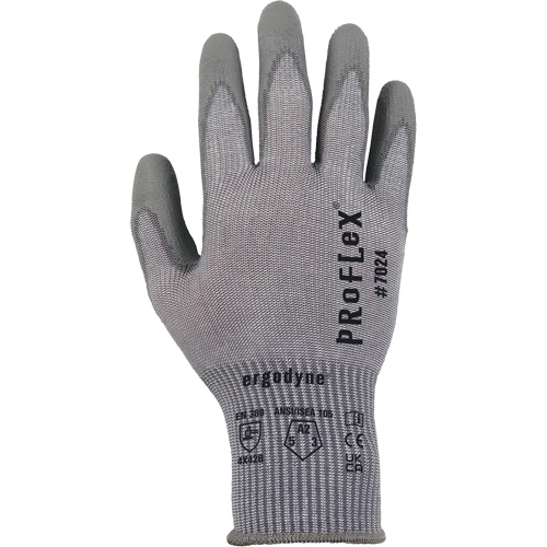 Gants r&eacute;sistant &agrave; la coupe Proflex 7024, Taille Petit, Calibre 13, Rev&ecirc;tement Polyur&eacute;thane, Enveloppe en Polyester/PEHP/Spandex, ASTM ANSI niveau A2/EN 388 niveau B Seagulf Marine Industries Inc.